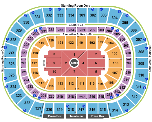 United Center Nate Bargatze Seating Chart